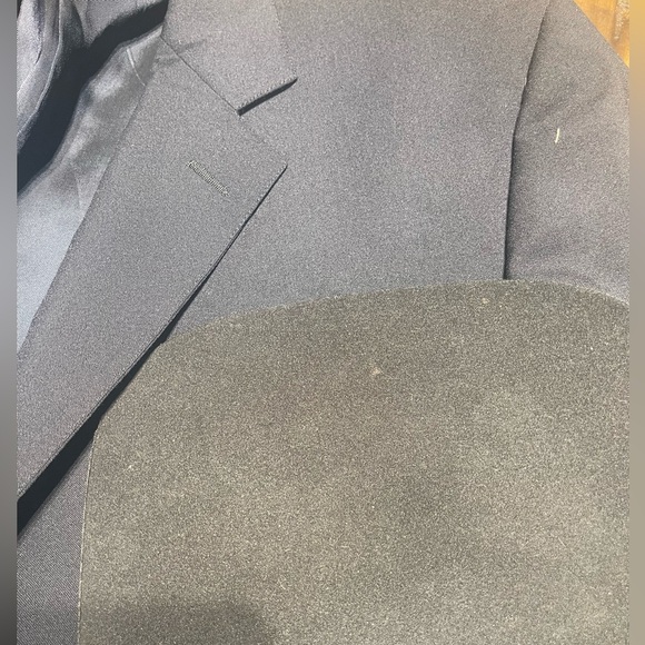 Brooks Brothers Brooks Ease Wool Dark Blue Blazer/Sports Coat Men's 45 Long USA - Picture 12 of 12